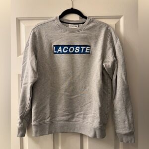 Lacoste Men's Crewneck Gray Sweater